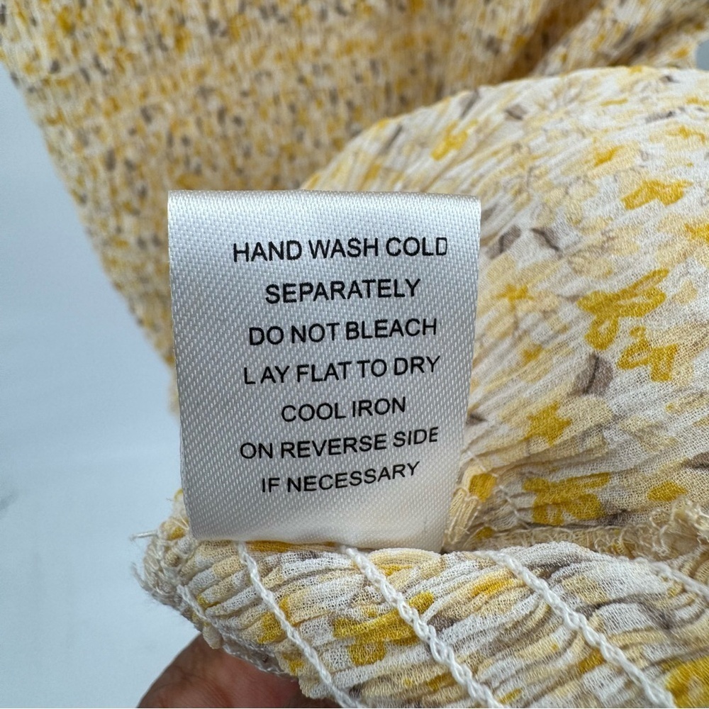 Mable yellow Sleeveless ribbed Dress size S - Picture 9 of 9